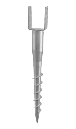 Jordskrue (86,5 cm). Stolpesko: 51 mm